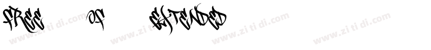 Free 3 of 9 Extended字体转换